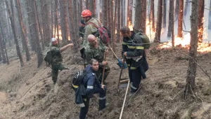 15 хил. дка  са засегнатите площи от пожара в Кресненското дефиле