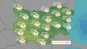 Следобед ще превали и прегърми в Западна България