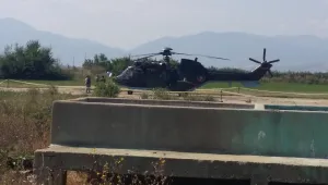 Няма видими щети по военния „Кугър”, който скъса електропровод край Стамболийски