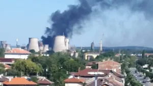 Пожар горя близо до вагон с амониева селитра в Димитровград