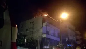 Пожар в ромската махала в Благоевград 