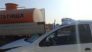 Катастрофа затрудни движението на един от мостовете на р. Марица в Пловдив
