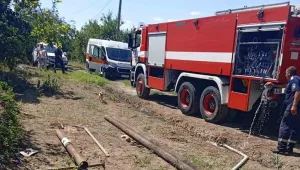Пожар горя във вилна зона 