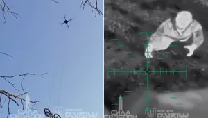 Украински войници спасиха свой другар с дронове и електрически велосипеди (ВИДЕО)