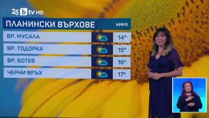 Времето - Централна емисия - 13.08.2025	