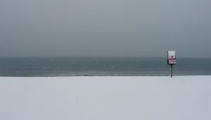 Калиакра на плаж посред зима
