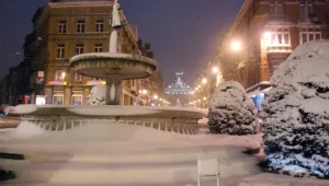 Снегът не прости и на Белгия
