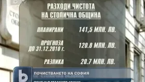 Почистват София по нов график