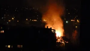 Пожар избухна в района на гара Подуене 