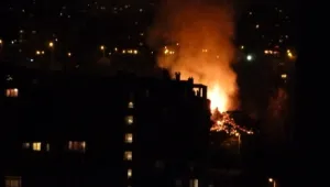 Изгасиха пожара до гара 
