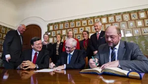 Лидерите на ЕС получиха Нобел за мир в Осло