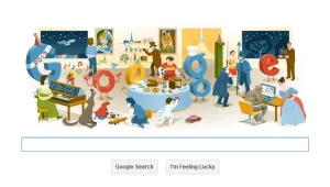 Google вече ни честити 2013-а