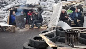 Щаб за самоотбрана на протестиращите с патрули в центъра на Киев