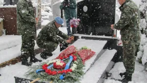 Панихида в памет на българските  военни, загинали в Кербала