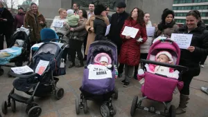 Националният протест на майките (ГАЛЕРИЯ)