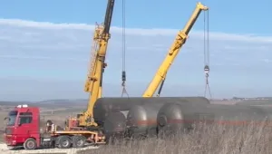 Преместените цистерни – на съхранение в каменна кариера