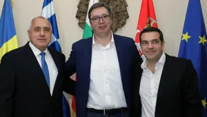 Борисов, Ципрас и Вучич са на работна вечеря в Белград