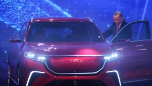 Ердоган представи прототип на първия електрически автомобил турско производство