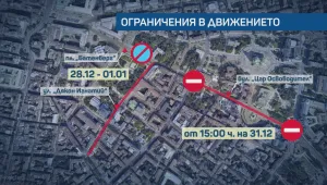 Новогодишният концерт ограничава движението в центъра на София