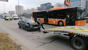 Верижна катастрофа с 4 автомобила на бул. „Цариградско шосе“ в София