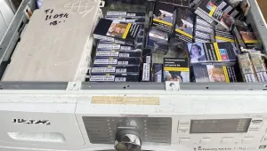 Откриха голямо количество контрабандни цигари, укрити в перални 