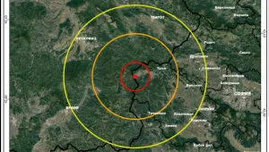 Земетресение разлюля Трън