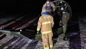 Спасиха 122-ма рибари, блокирани върху откъснал се леден блок в езеро