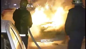 Кола се запали в движение в София