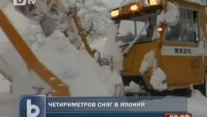Незапомнена зима и в Япония