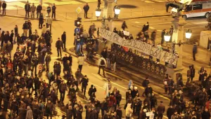По-малко протестиращи, повече полиция на протеста в София