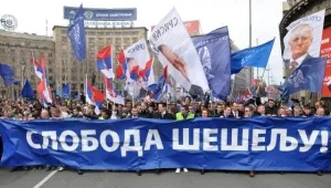 2000 ултранационалисти се събраха в Белград в подкрепа на Шешел