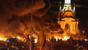 Полицейски щурм в центъра на Киев, протестът отговори с взривове