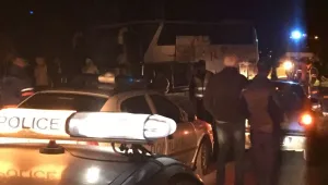 Джип се удари в пътнически автобус, един човек е пострадал (ВИДЕО)