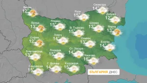 Предимно облачно, но топло време през почивните дни