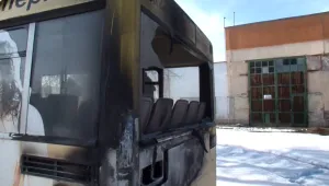 Автобус се запали в движение край Габрово