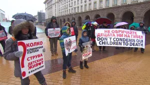 Родители на деца със сърдечни заболявания излязоха на протест
