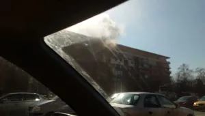 Заради пожар евакуираха цял блок в София  (СНИМКИ и ВИДЕО)