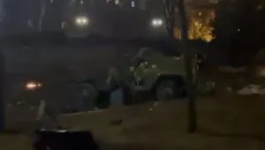 Мощен взрив в центъра на Донецк (СНИМКИ и ВИДЕО)