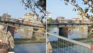 Мъж хвърли детето си през мост по време на спор със съпругата си. Не е ясно дали полицията разследва