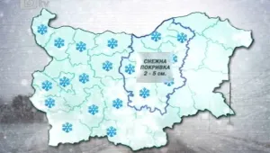 Обилен сняг в цялата страна