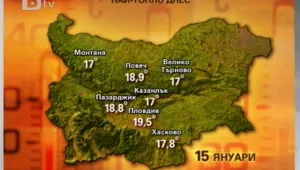 Отчетоха 10 температурни рекорда 
