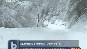 Обявиха бедствено положение в Югоизточна Сърбия   