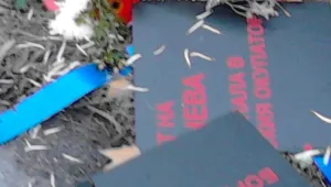 Плочата на Мара Бунева в Скопие е разрушена часове след поставянето й