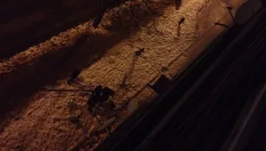 Пожар горя в блок в София