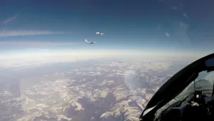 Българските МиГ-29 проведоха учение със стратегически военнотранспортен самолет