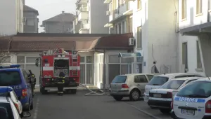 Пожар избухна в полицейско управление в Благоевград