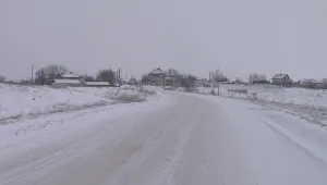 В ямболското село Калчево се радват на снега