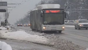 Градският транспорт в София се движи нормално