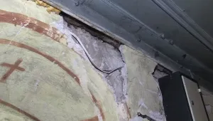 Падна част от купол на църква в русенско село, няма пострадали (ВИДЕО) 