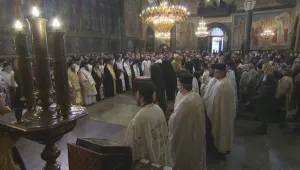 Света литургия в църквата 